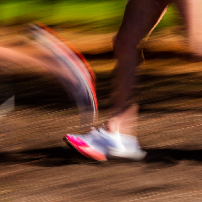 The shoe in motion